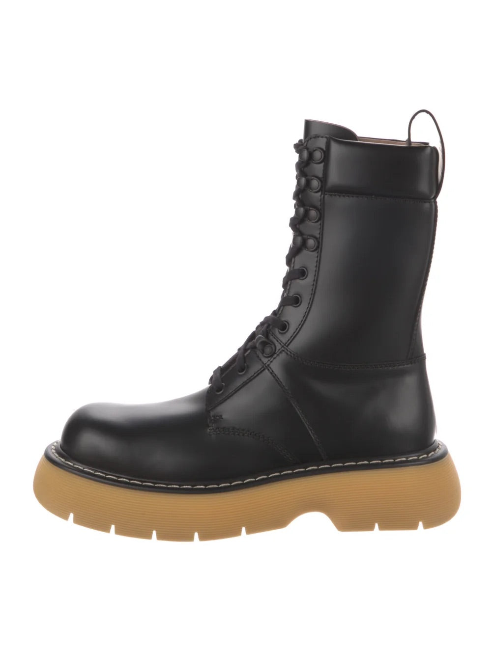 New Bottega Veneta Leather Combat Boots w/ Tags – Lace of Love